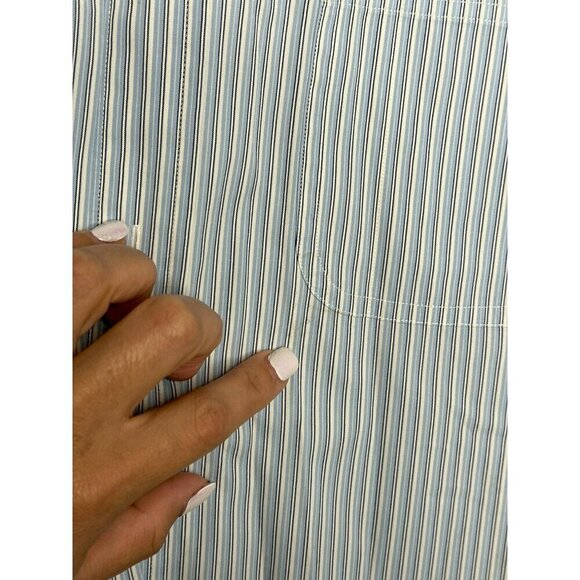 POLO by Ralph Lauren LS Button-Up Shirt Men's Large Striped Classic - Picture 2 of 11